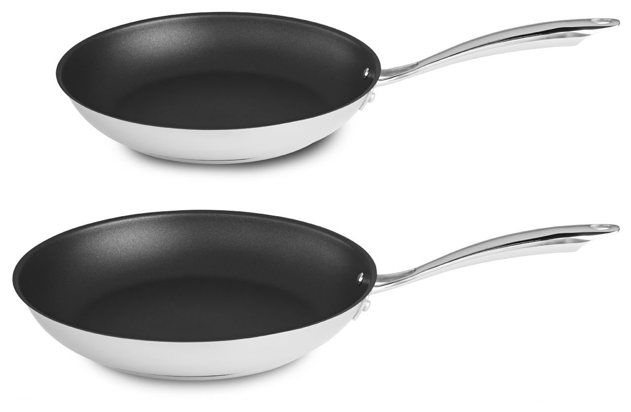 KitchenAid Nonstick Stainless Steel Fry Pan Set Trademark Retail